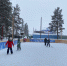 Каток в городском парке - Город Ленск